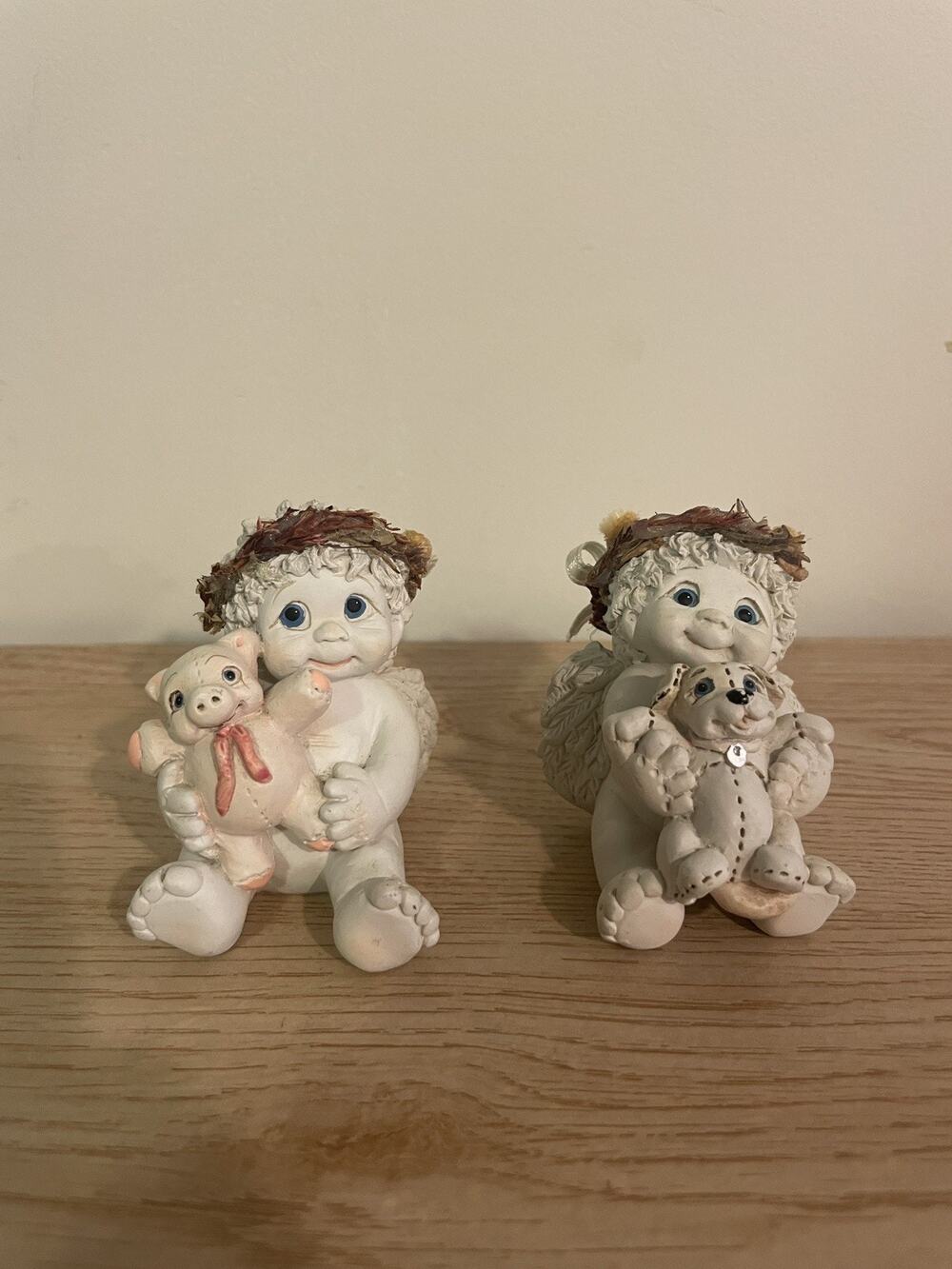 (QTY 2) 1996 Dreamsicles 2.25” Angels “Pick of the Litter” & “This Little Piggy”